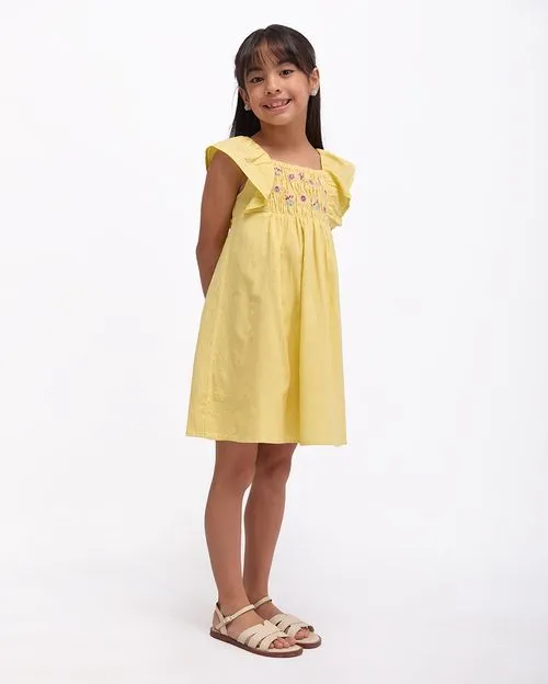 Vestido Niña Minerva Amarillo Primrose