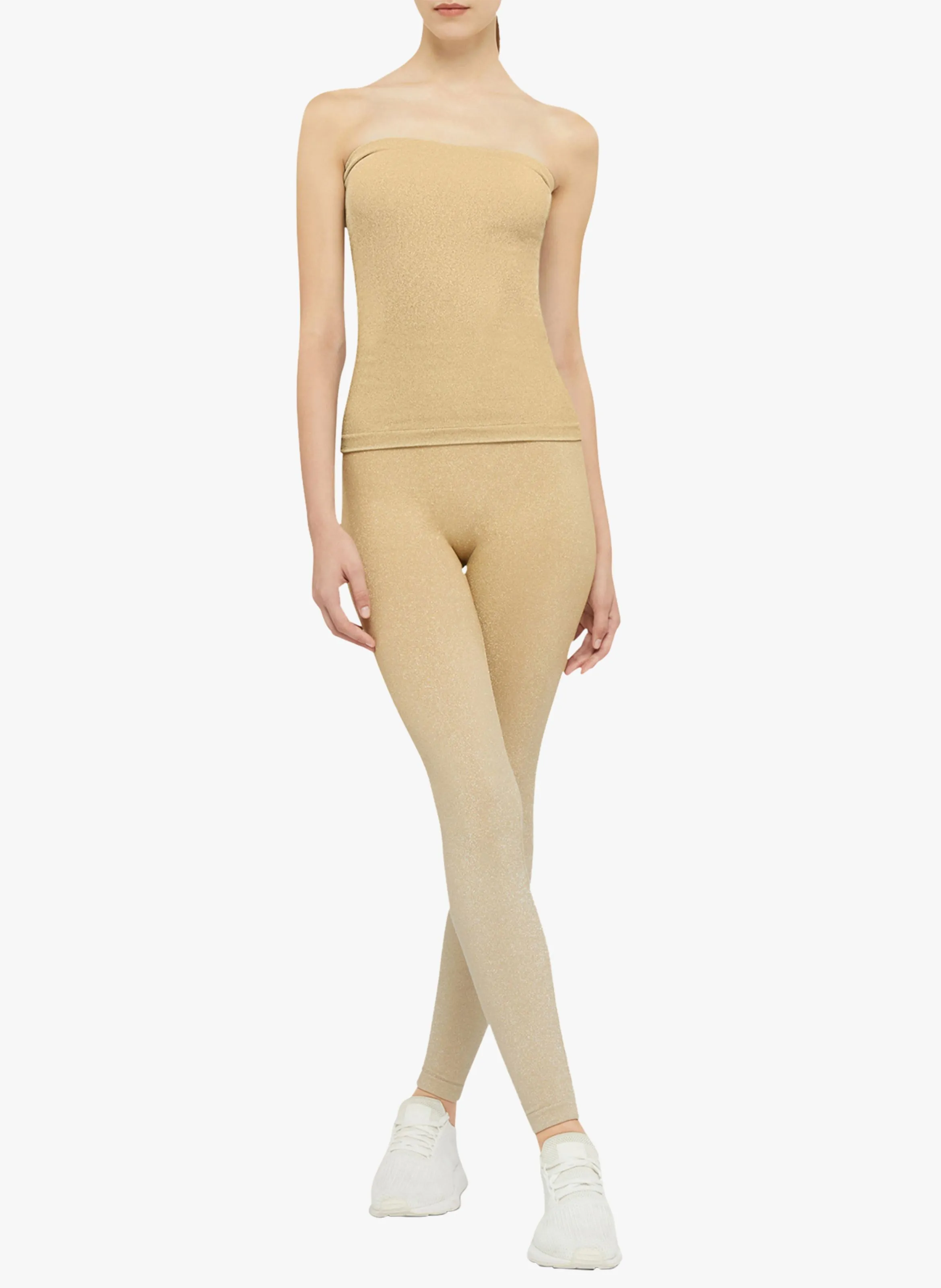 WOLFORD Corsé de punto en dorado