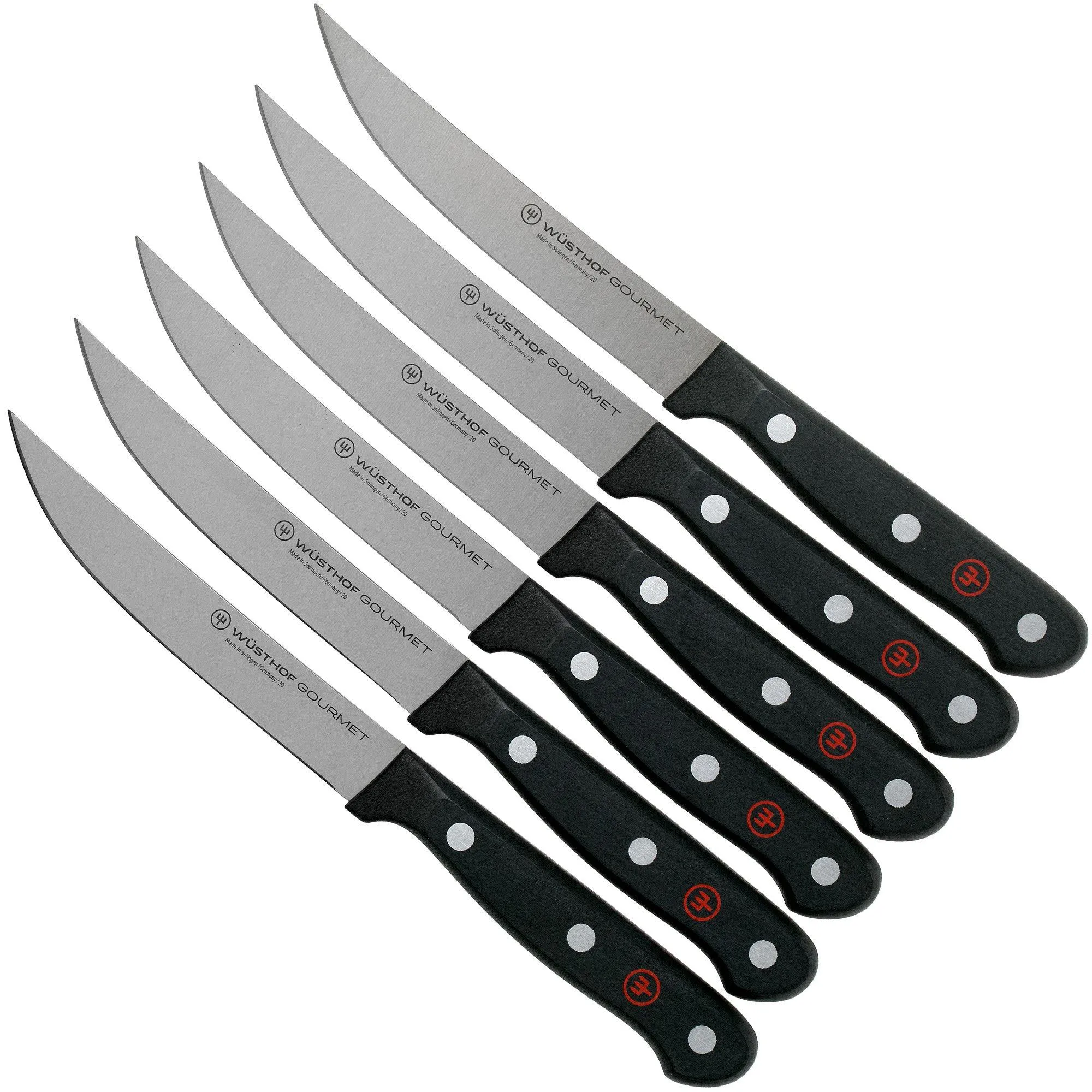 WUSTHOF GOURMET JUEGO DE CUCHILLOS PARA CARNE 6UNIDADES, 9728