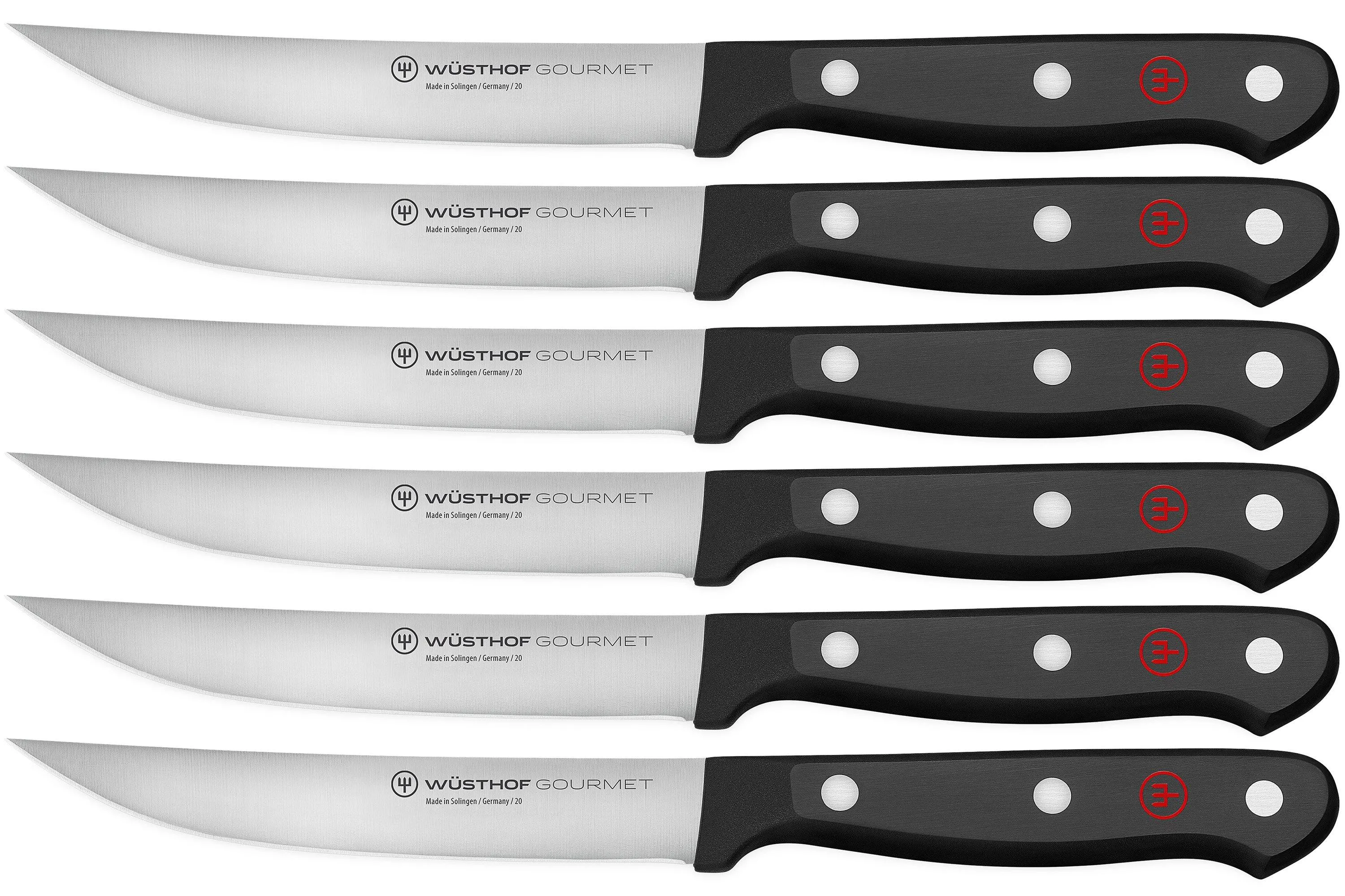 WUSTHOF GOURMET JUEGO DE CUCHILLOS PARA CARNE 6UNIDADES, 9728