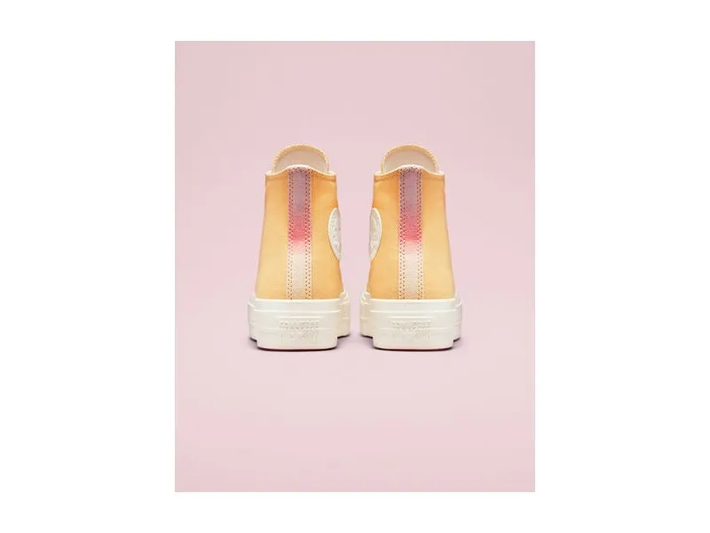 ZAPATILLA CONVERSE CHUCK TAYLOR ALL STAR LIFT PLATAFORM HI A02589C EN COLOR CYBER MANGO