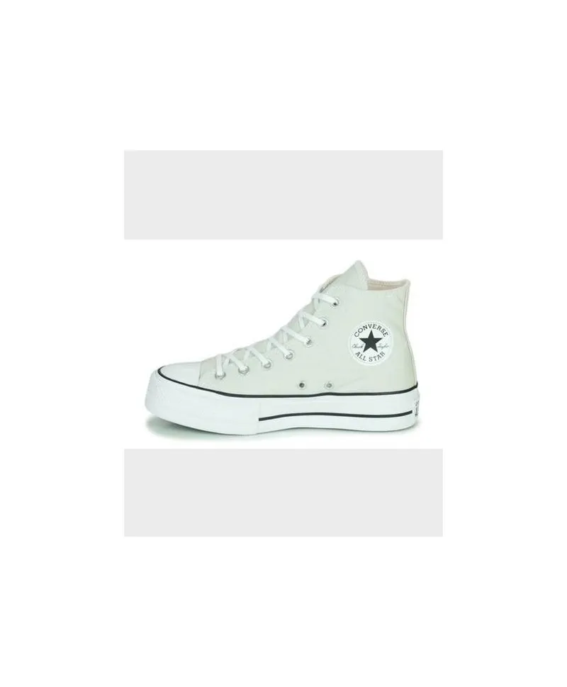 Zapatillas Botines CONVERSE Plataforma All Star Gris Chica Mujer