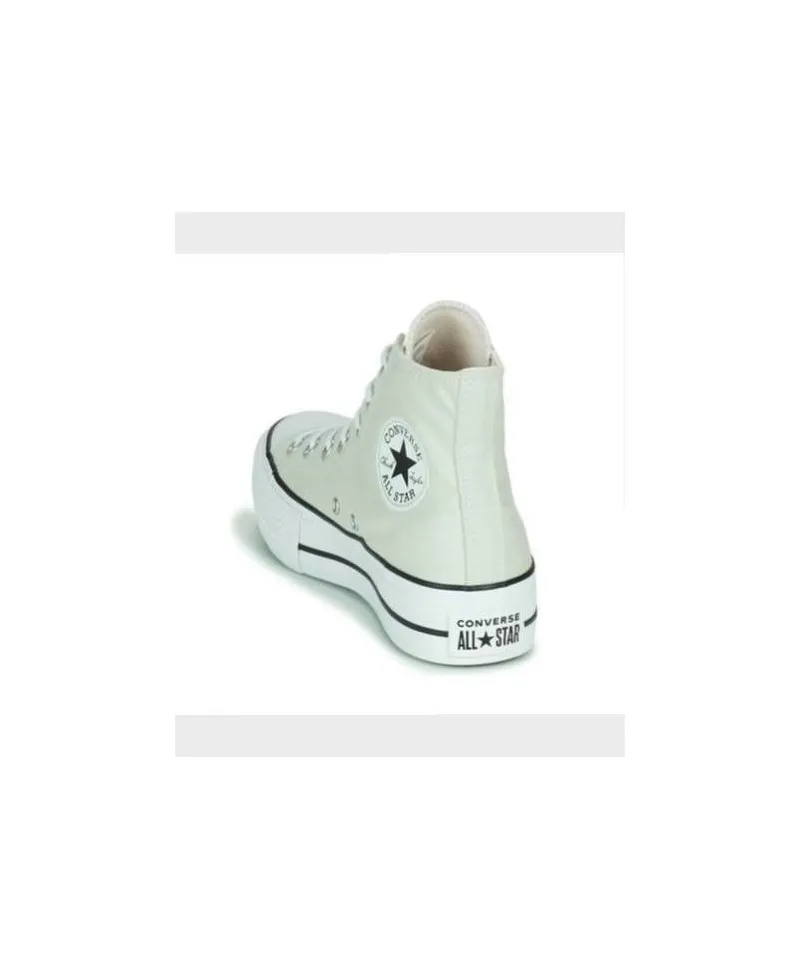 Zapatillas Botines CONVERSE Plataforma All Star Gris Chica Mujer