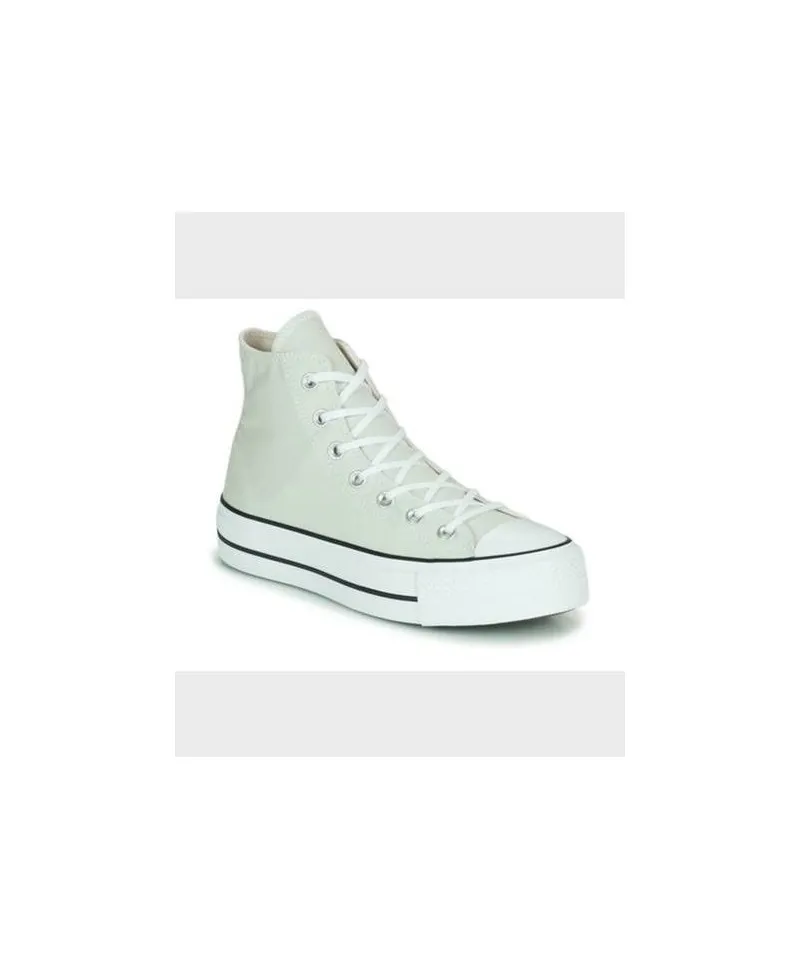 Zapatillas Botines CONVERSE Plataforma All Star Gris Chica Mujer
