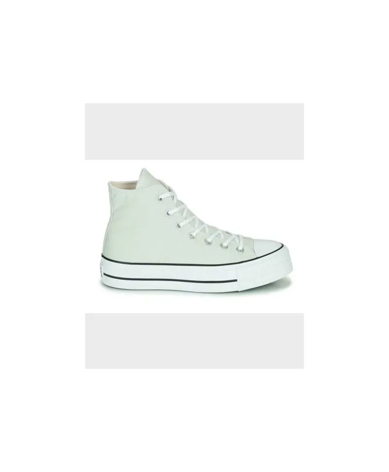 Zapatillas Botines CONVERSE Plataforma All Star Gris Chica Mujer