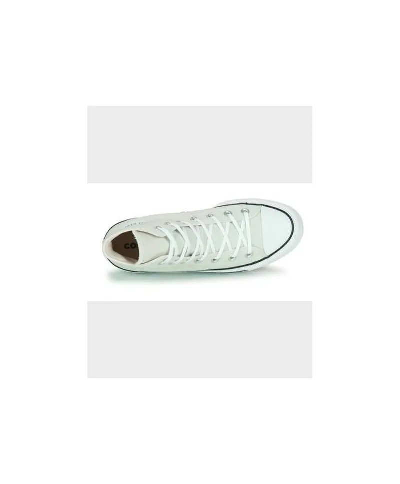 Zapatillas Botines CONVERSE Plataforma All Star Gris Chica Mujer