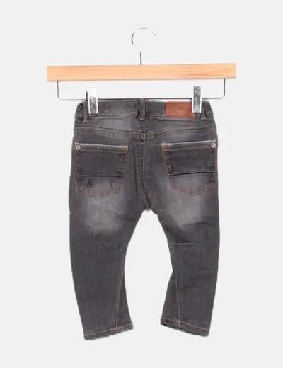 Zara Jeans skinny gris